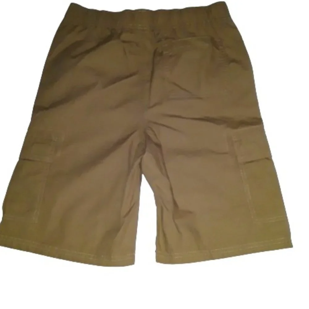 The Children’s Place Boys Pull On Cargo Shorts Color Flax Size 16 NWOT ripstop